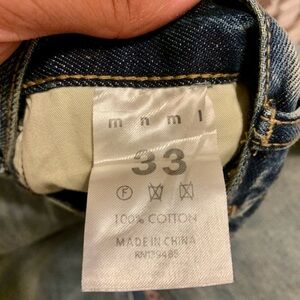 MNML Men’s jeans size 33 fits like 34 
Special edition jeans